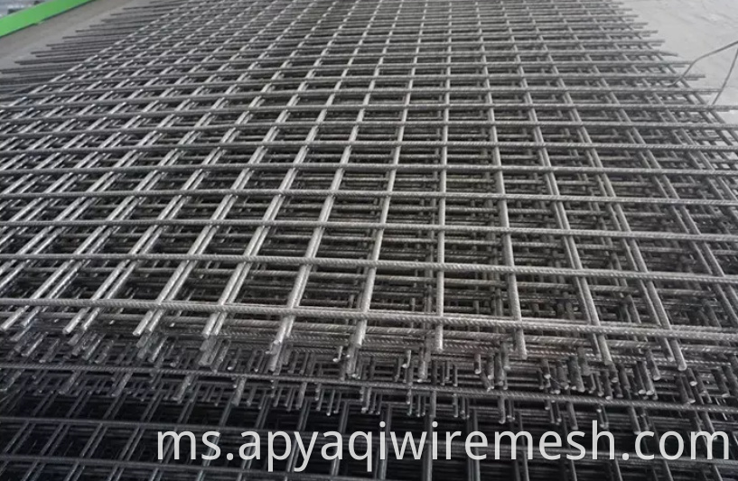 Panel Pagar Mesh Kawat yang dikimpal keras / 1*2m Panel Mesh Kawat Dikimpal